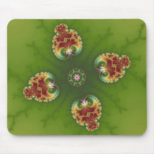 Fractalbug Picnic - Fraktal Art Mousepad (Vorne)