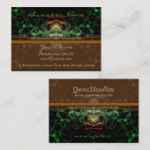 Fractalforest Visitenkarte (Vorne/Hinten)