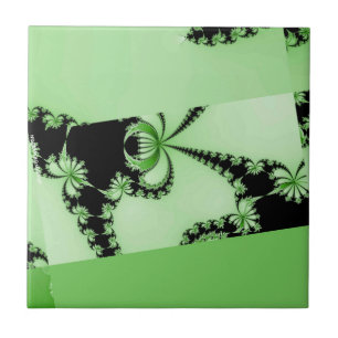 Fractalgarten grün fliese