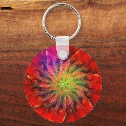 FractaLight #001 Schlüsselanhänger (Vorderseite)