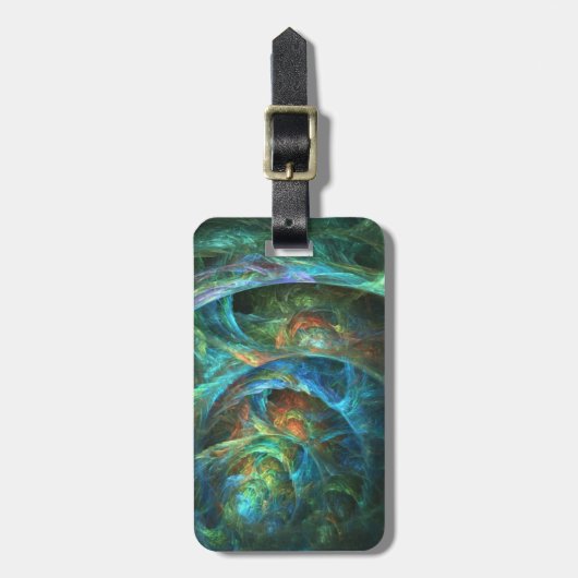 Fractalise Gepäck Tage Gepäckanhänger (Vorderseite vertikal)