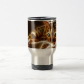 Fractalius bengalische Katze Reisebecher (Mittel)