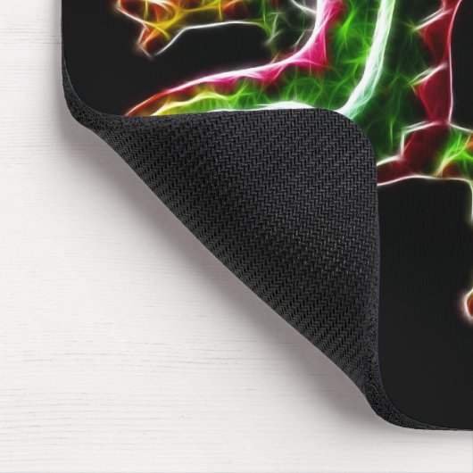 Fractalius Eidechse Mousepad (Ecke)