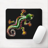 Fractalius Eidechse Mousepad (Mit Mouse)