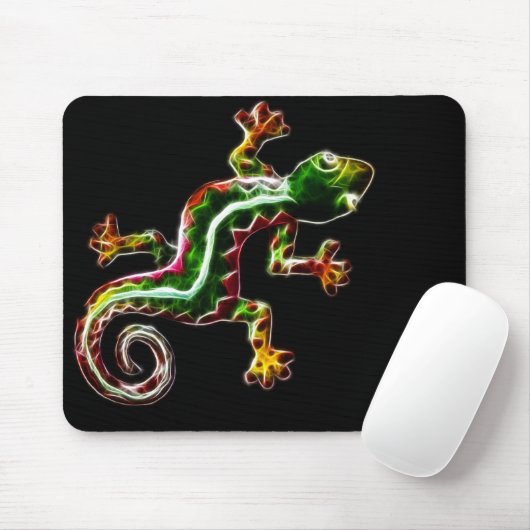 Fractalius Eidechse Mousepad (Mit Mouse)