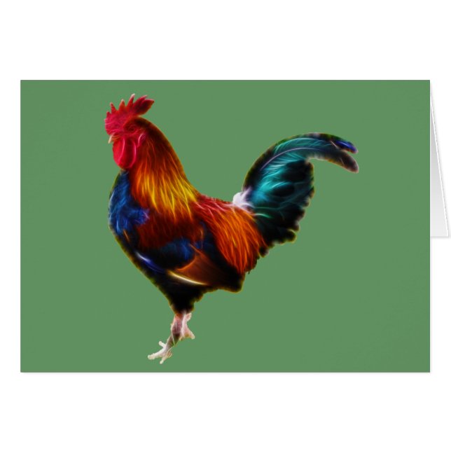 Fractalius Leghorn Rooster (Vorderseite (Horizontal))