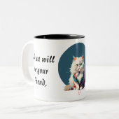 Fractalius Persische Katze konfrontiert Tasse (Vorderseite Links)