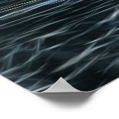 Fractalius Pink Flamingo Poster (Ecke)