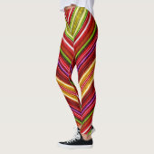 Fractalius Zickzack in Reds Leggings (Links)