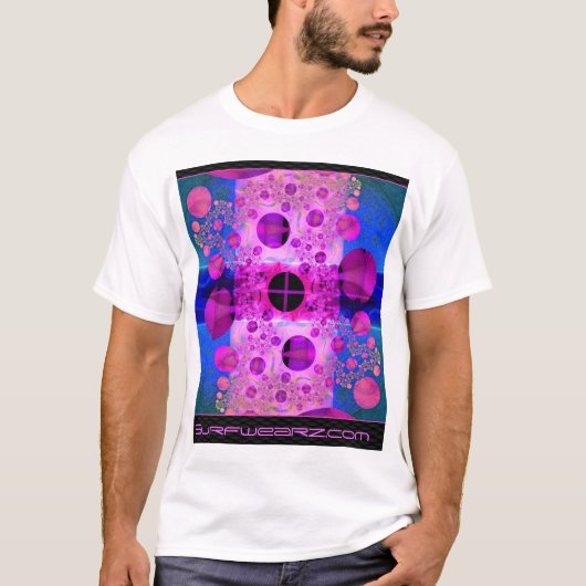 Fractalization Batik-Hemd T-Shirt (Vorderseite)