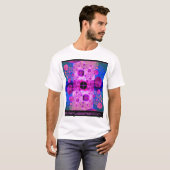 Fractalization Batik-Hemd T-Shirt (Vorne ganz)