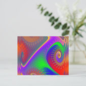 Fractalized 23 postkarte (Stehend Vorderseite)