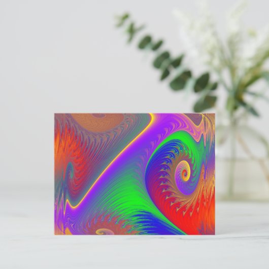 Fractalized 23 postkarte (Stehend Vorderseite)