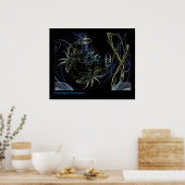 Fractalized Crustacean Poster (Küche)