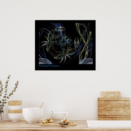 Fractalized Crustacean Poster (Küche)