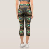 Fractalized labradorit eye5 capri leggings (Rückseite)