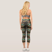 Fractalized labradorit eye5 capri leggings (Rückseite)
