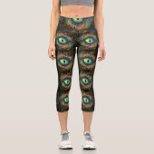 Fractalized labradorit eye5 capri leggings (Vorderseite)