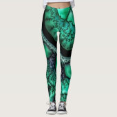 Fractalized Malachit3 Leggings (Vorderseite)
