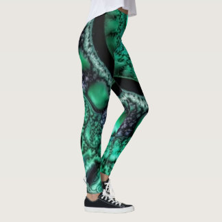 Fractalized Malachit3 Leggings