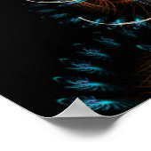 Fractalphee Moon Poster (Ecke)