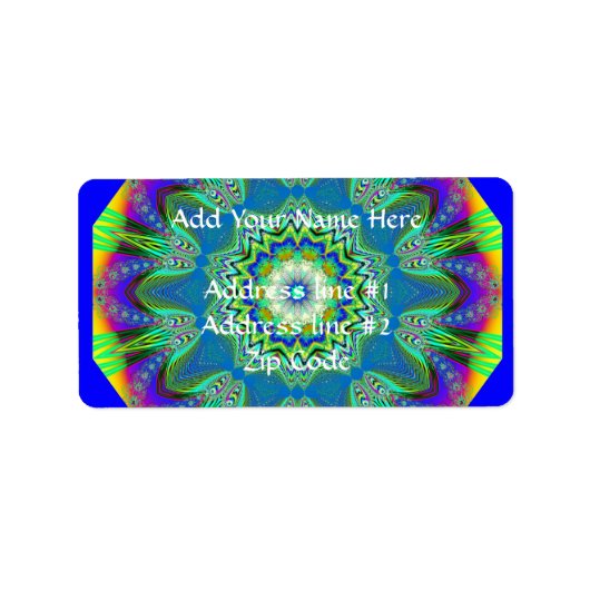 Fractalskop 27 adressaufkleber (Vorne)