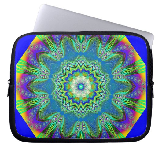 Fractalskop 27 laptopschutzhülle (Vorderseite)