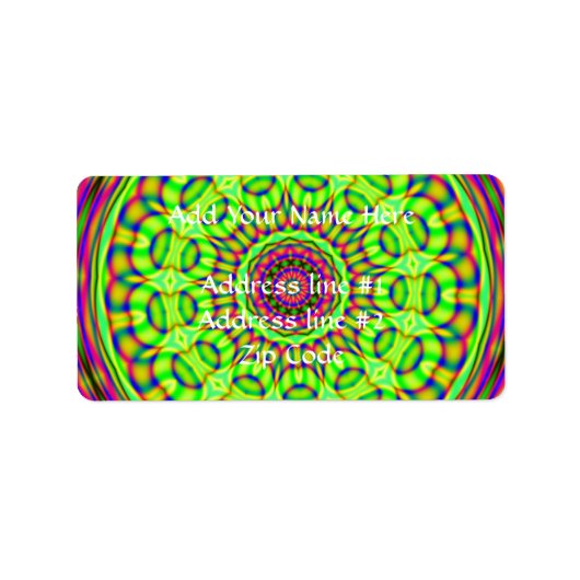 Fractalskop 28 adressaufkleber (Vorne)