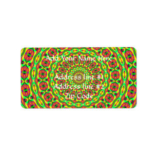 Fractalskop 33 adressaufkleber