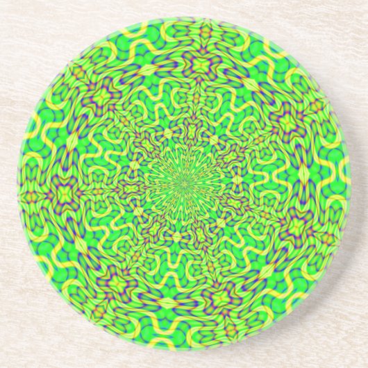 Fractalskop 38 sandstein untersetzer (Vorne)