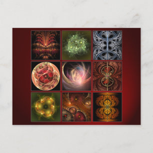 Fractalworld Postkarte