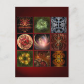 Fractalworld Postkarte (Vorderseite)