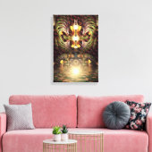 Fractapond Psychedelic Visions Art Leinwanddruck (Insitu (Wohnzimmer))