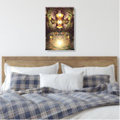 Fractapond Psychedelic Visions Art Leinwanddruck (Insitu (Schlafzimmer))