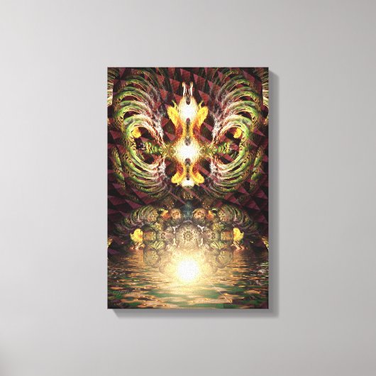 Fractapond Psychedelic Visions Art Leinwanddruck (Vorderseite)