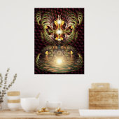 Fractapond Psychedelic Visions Poster (Küche)