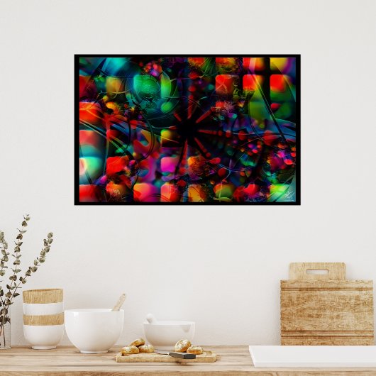 Fractic Poster (Küche)