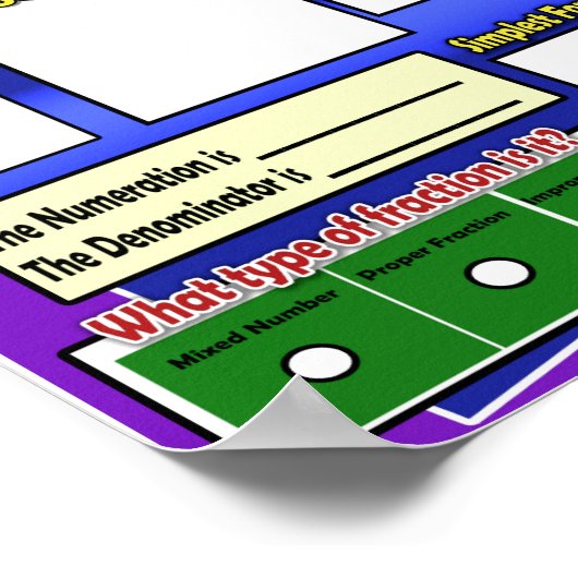 Fraction of the Day Activity Chart Poster (Ecke)