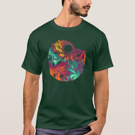 Fractoid gewundenes ver. 2 T-Shirt (Vorderseite)