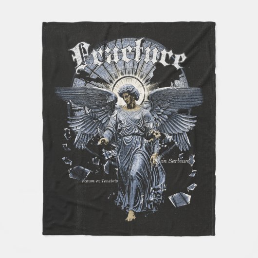Fracture - Gothic Streetwear Design Fleecedecke (Vorderseite)