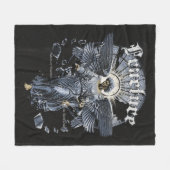 Fracture - Gothic Streetwear Design Fleecedecke (Vorderseite (Horizontal))