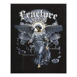 Fracture - Gothic Streetwear Design Fotodruck