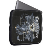 Fracture - Gothic Streetwear Design Laptopschutzhülle (Vorne Rechts)