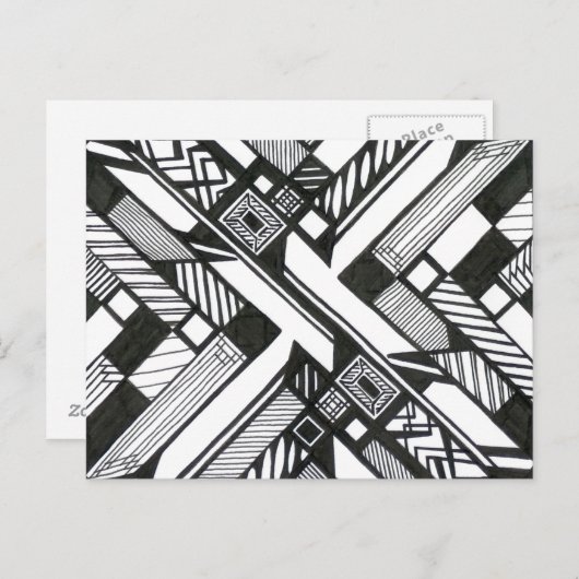 Fracture Postkarte (Vorne/Hinten)