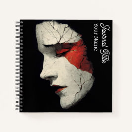 Fractured Grace Journal — Benutzerdefinierter Name Notizblock