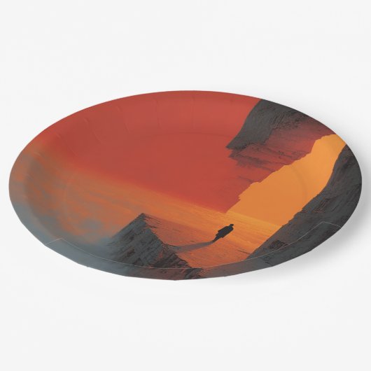 Fractured Mind Nr. 1 Pappteller (Schrägansicht)