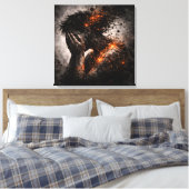 Fractured Mind: The Amber Implosion Leinwanddruck (Insitu (Schlafzimmer))