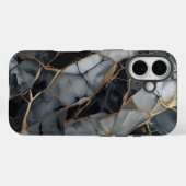 Fractured Stone Elegance Phone Case (Rückseite (Horizontal))
