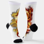 Fractured Sun Dragon Socken (Gewinkelt)