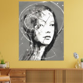 Fractured Woman Leinwanddruck (Insitu (Wohnzimmer))